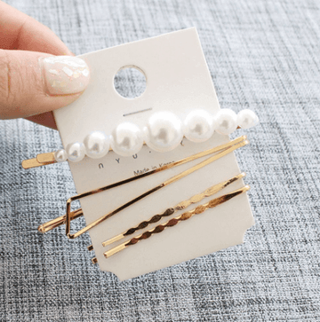 Geometric Barrettes Hair Accessories - Nav's Hair