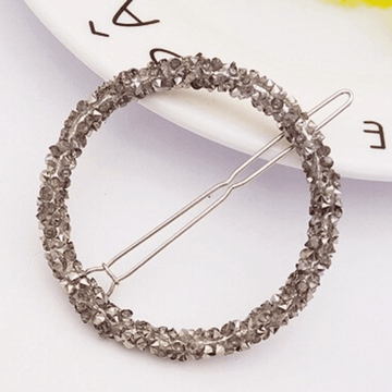Round Rhinestone Hair Pin - Nav's Hair