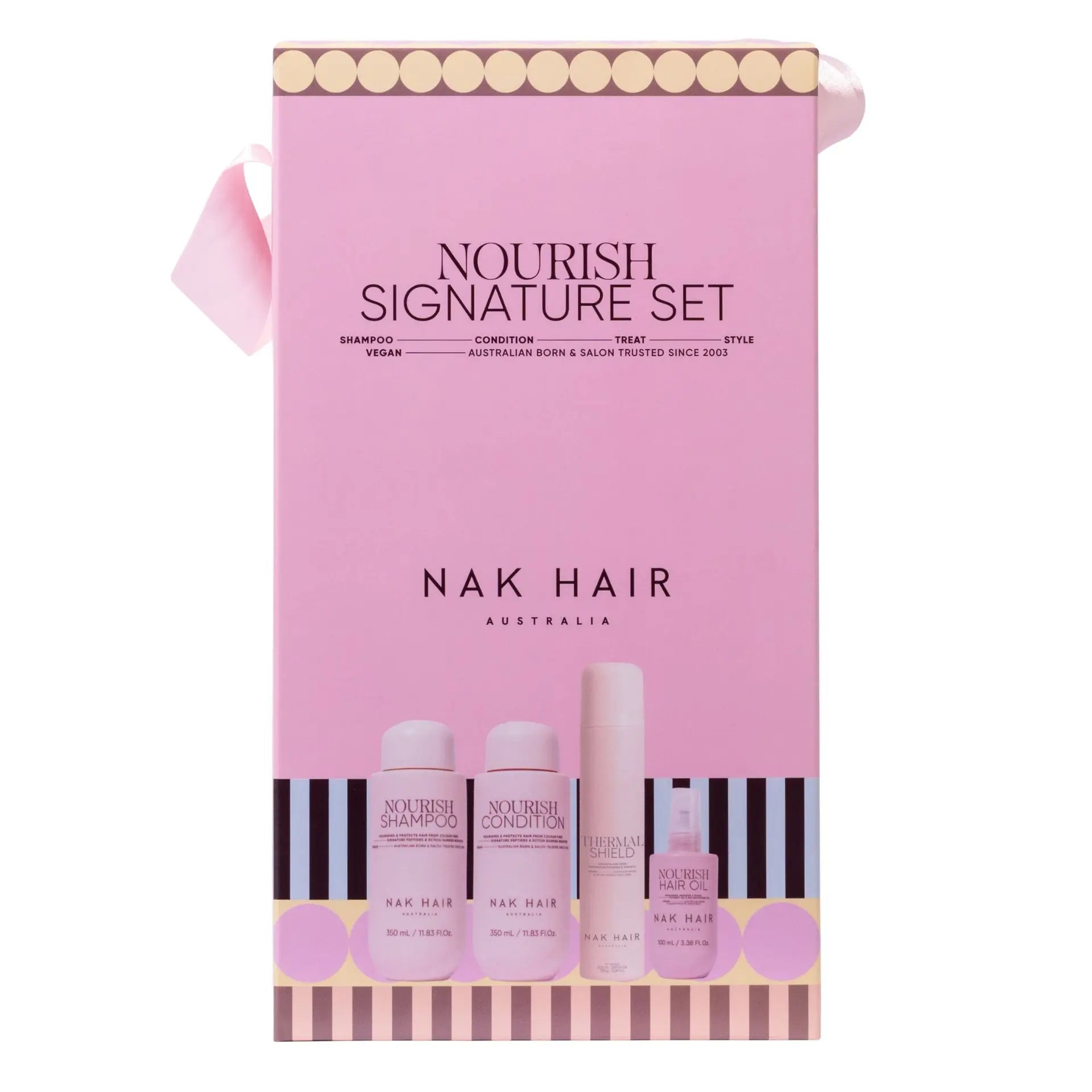 NAK Hair Holiday Nourish Quad Pack VALUED at $150
