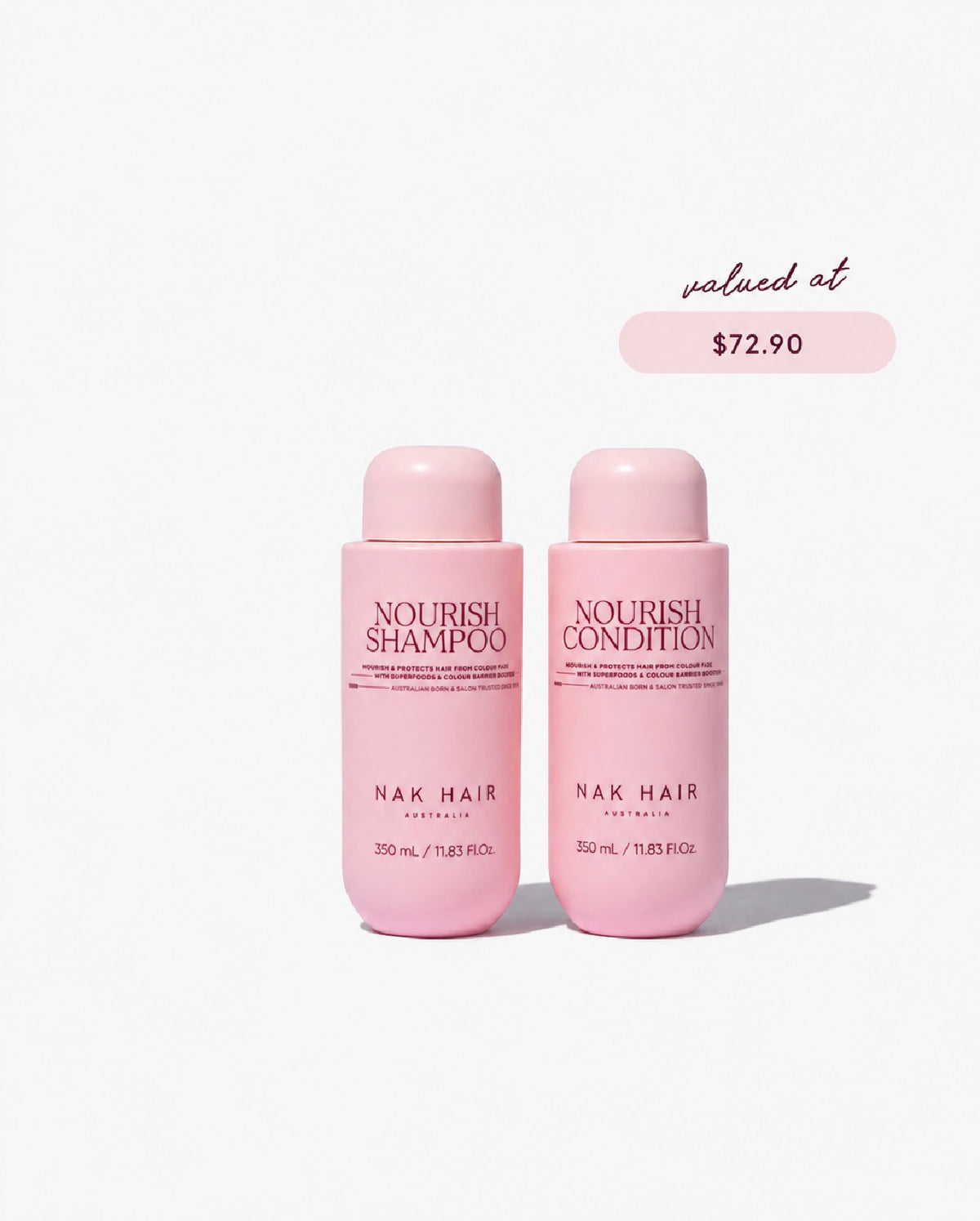Signature Holiday Nourish Duo 350ml
 - VALUED at $73.90 - Nav's Hair