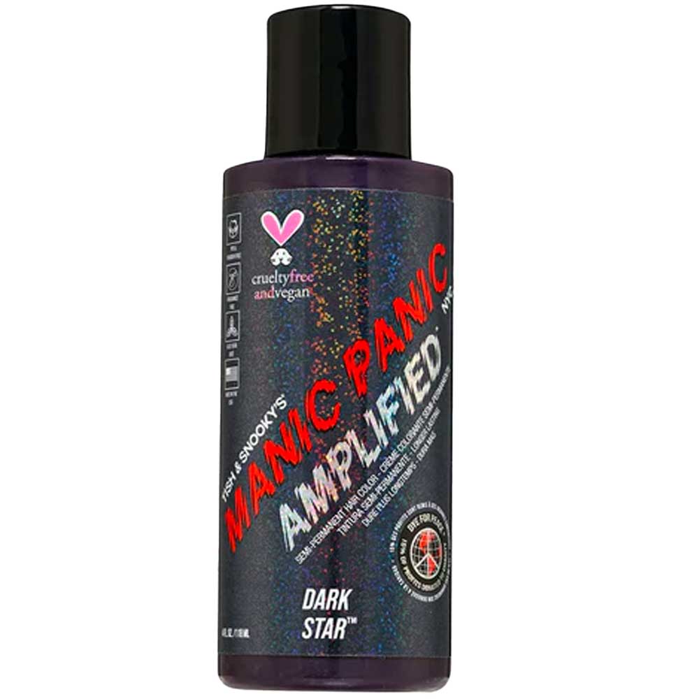 Manic Panic Dark Star 118ml Amplified Squeeze Bottle Formula Hair Color - Nav's Hair