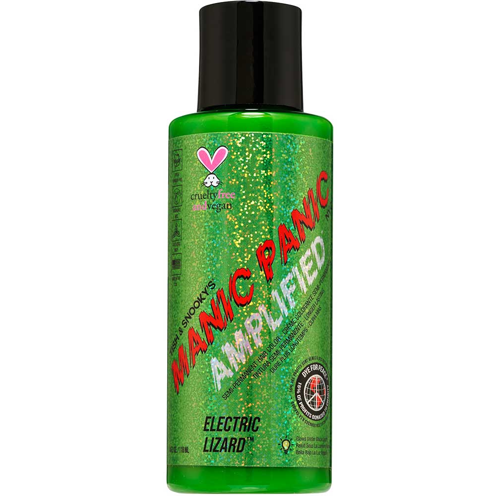 Manic Panic Electric Lizard 118ml Amplified™ Squeeze Bottle Formula Hair Color - Nav's Hair