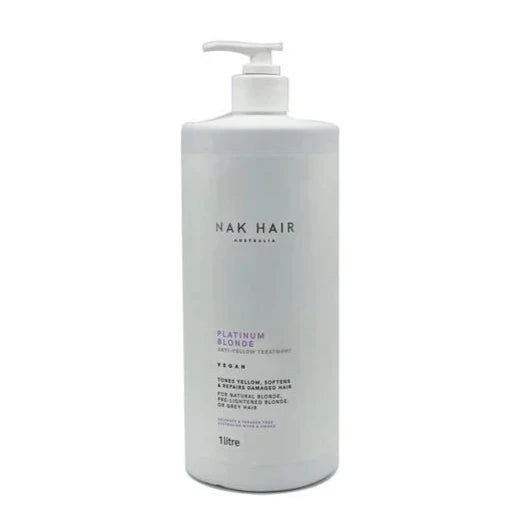 NAK Platinum Blonde Anti-Yellow Treatment 1L - Nav's Hair