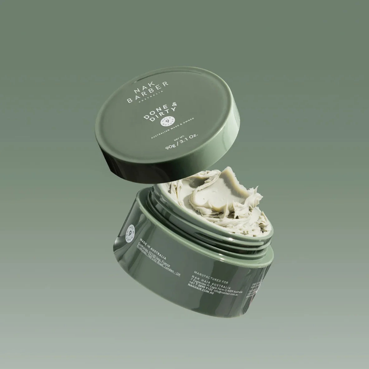 NAK Done N Dirty Hard Clay 90g - Nav's Hair