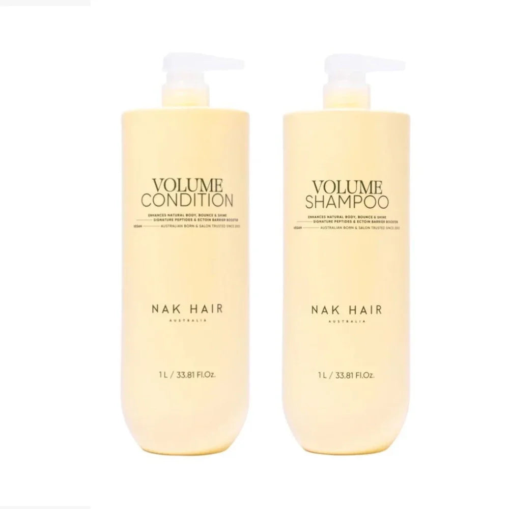 NAK Volume Shampoo & Conditioner 1L Quad Super Pack - Nav's Hair