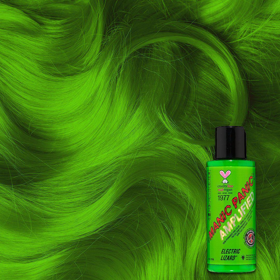 Manic Panic Electric Lizard 118ml Amplified™ Squeeze Bottle Formula Hair Color - Nav's Hair