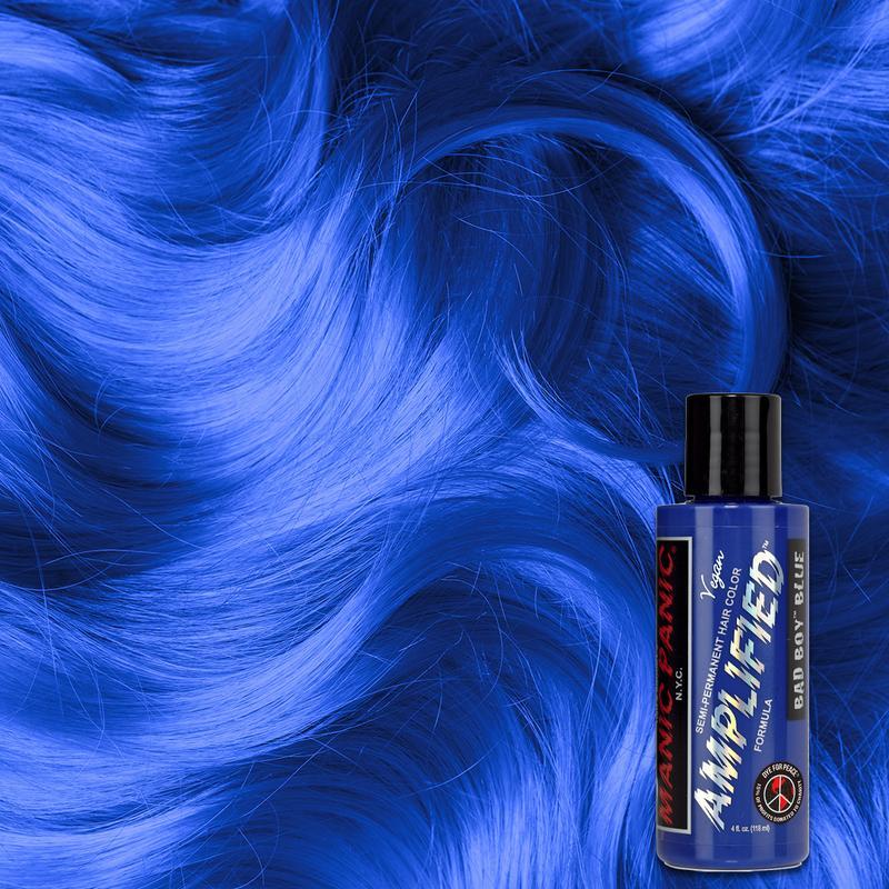 Manic Panic Bad Boy Blue 118ml Amplified™ Squeeze Bottle Formula Hair Color - Nav's Hair
