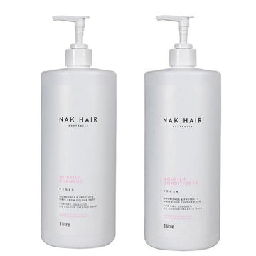 NAK Nourish Shampoo & Conditioner 1L Duo
