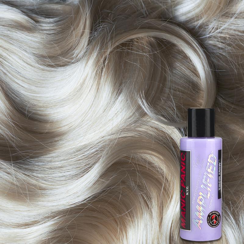 Manic Panic Virgin Snow 118ml Amplified™ Squeeze Bottle Formula Hair Color - Nav's Hair